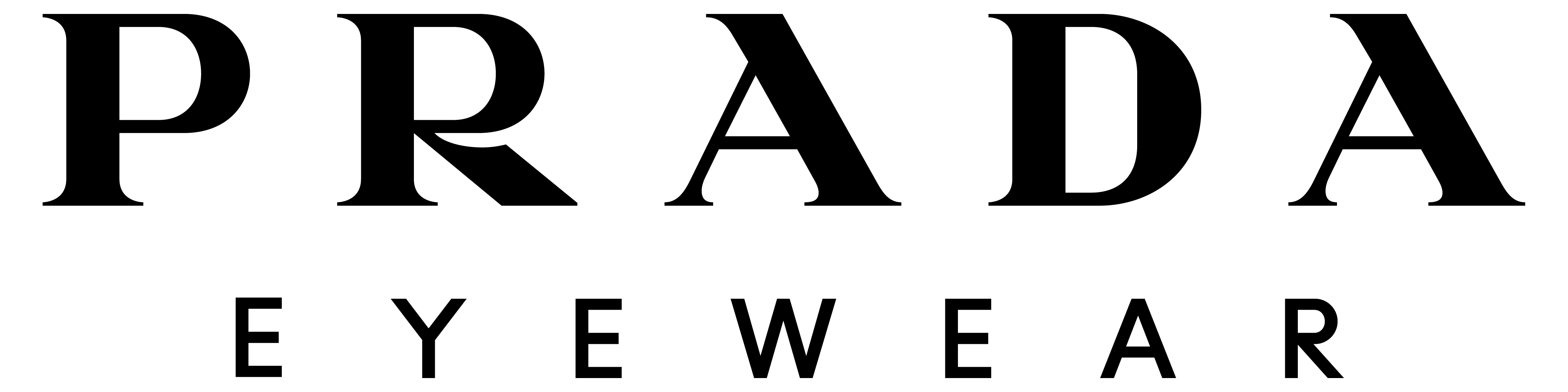 prada eyewear logo